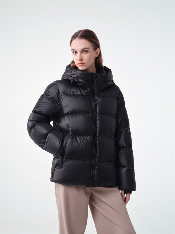 TANBOER Thickened Hooded Goose Down Jacket Women - Tanboer