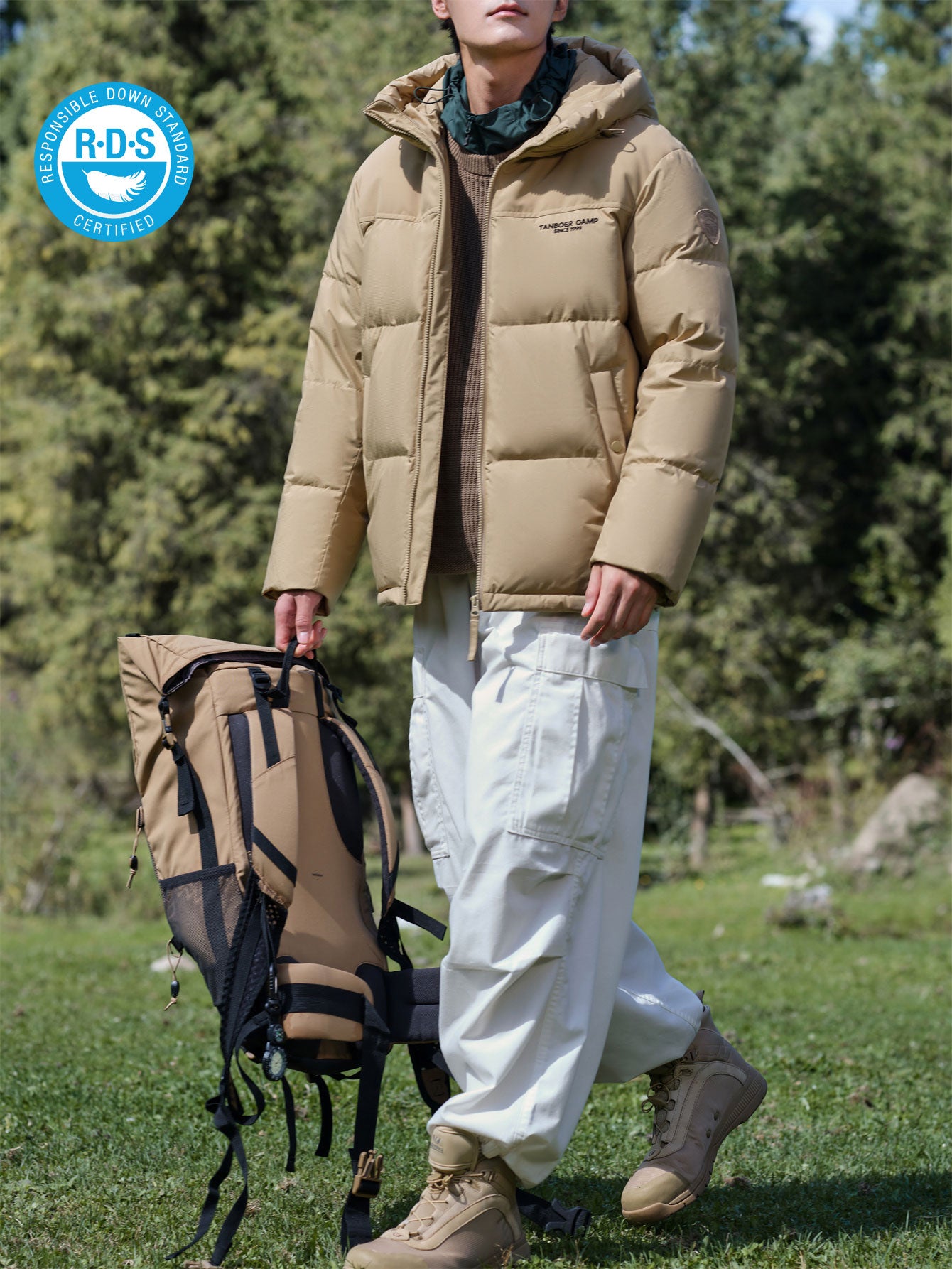 TANBOER Down Jacket Men Thickened Hooded Winter Coats | Tanboer