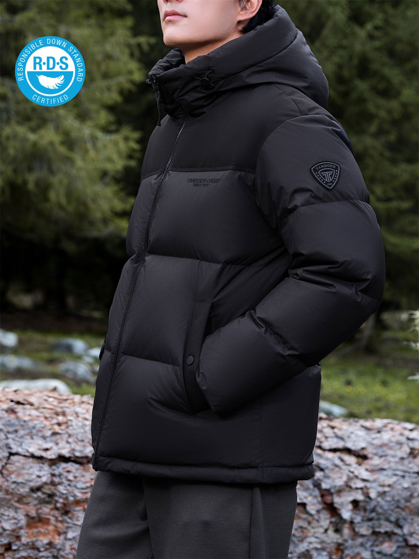 TANBOER Down Jacket Men Thickened Hooded Winter Coats | Tanboer