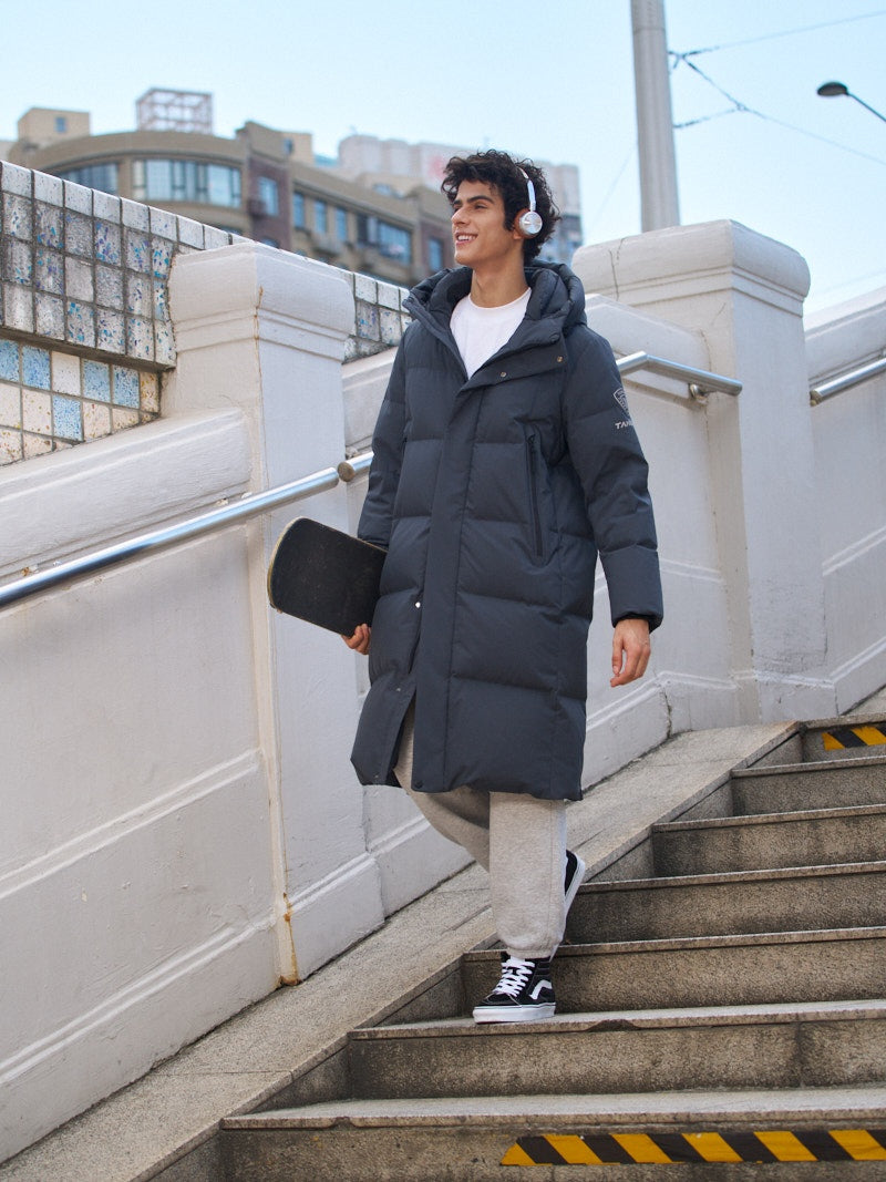 TANBOER Men's Down Jacket Long Thick Warm Jacket | Tanboer