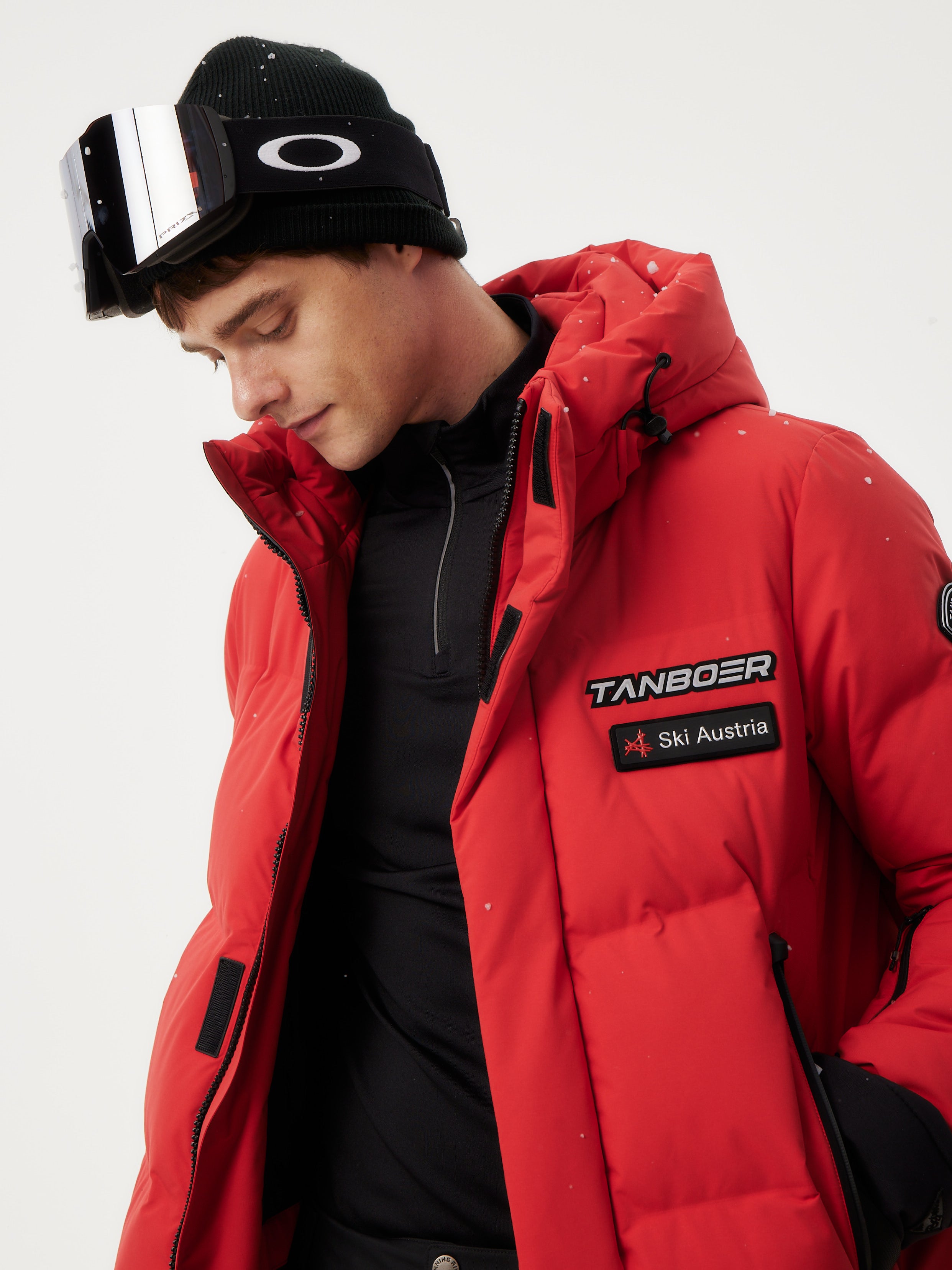 TANBOER タンボア　ダウン　Hooded Down Jacket TANBOER Men's Down Jacket Long Thick Warm Jacket | Order Now from